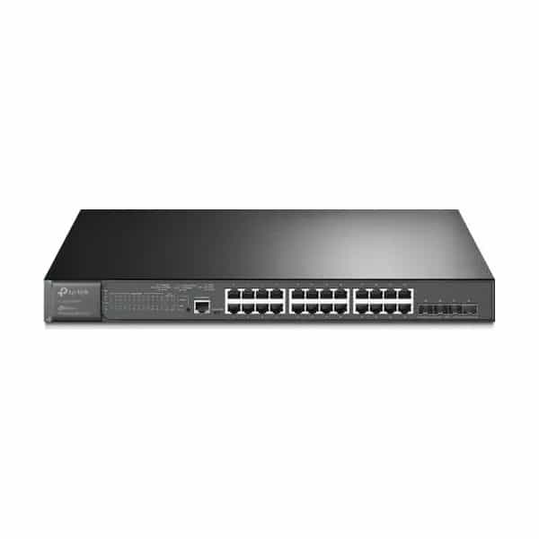 Switch TP-Link Omada 24 puertos Gigabit PoE+ 4 SFP+ TL-SG3428XMP