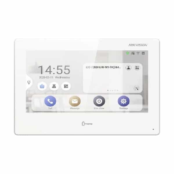 Pantalla para videoportero IP Hikvision táctil 7" Android DS-KH9310-WTE1 (B)