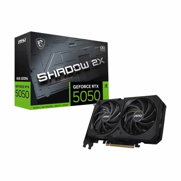 Placa de Video MSI NVIDIA Geforce RTX 5050 8G SHADOW 2X OC
