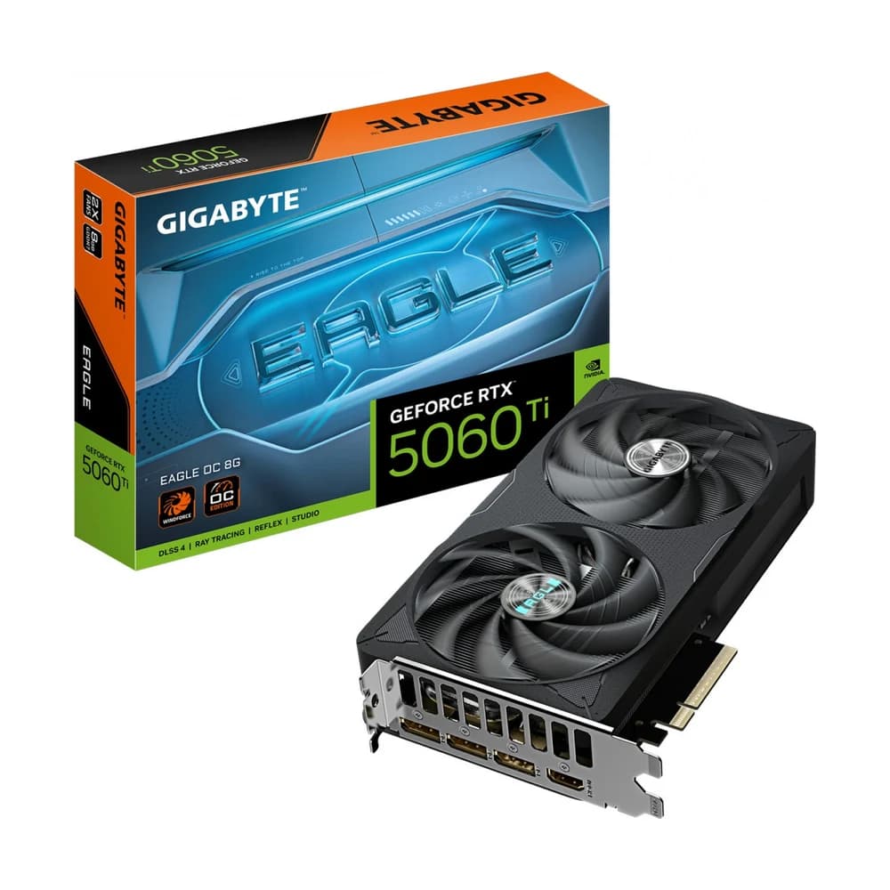 Placa de Video GIGABYTE NVIDIA GeForce RTX 5060 Ti EAGLE OC 8G