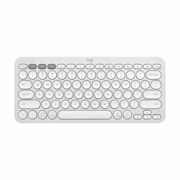 Teclado Inalámbrico Logitech Pebble 2 K380 Blanco