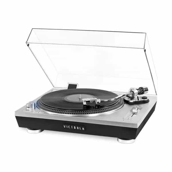 Tocadiscos Victrola DJ profesional 3 velocidades Bluetooth