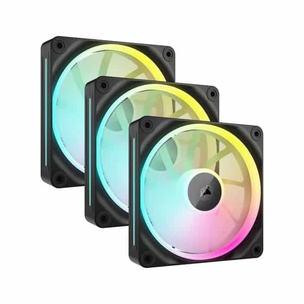 Fan Cooler Corsair iCUE LINK LX120 RGB 120mm Black Pack x3