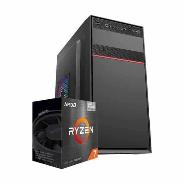 PC de escritorio Ecovision AMD Ryzen 7 5700G 16 GB SSD 1 TB + teclado y mouse
