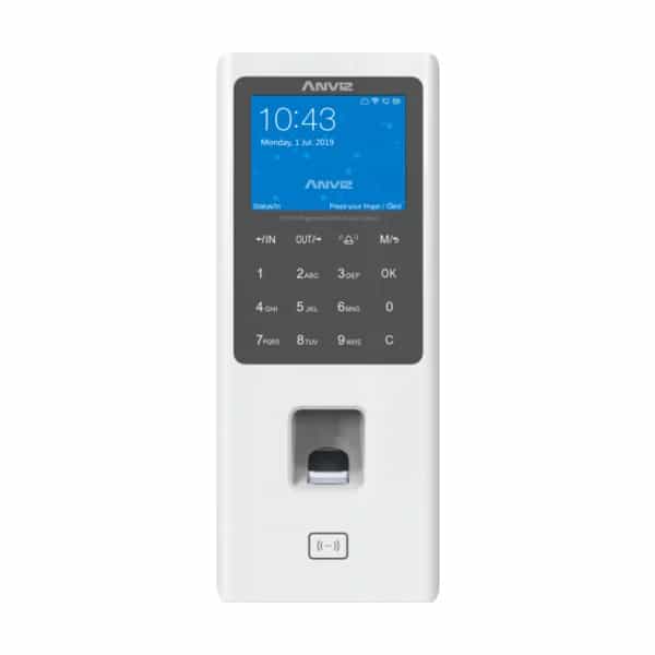 Control de acceso Anviz WiFi huella, RFID y PIN 3000 usuarios Cloud sin fuente W2PRO-WIFI