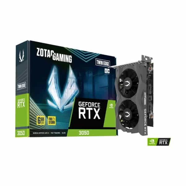 Placa de Video Zotac RTX 3050 6GB Twin Edge OC