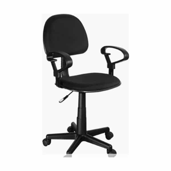 Silla de escritorio XTech negra con apoyabrazos QZY-H4-BLACK