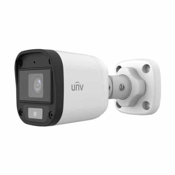 Cámara bullet analógica Uniview 2MP 2.8mm LED con audio UAC-B112-AF28-W