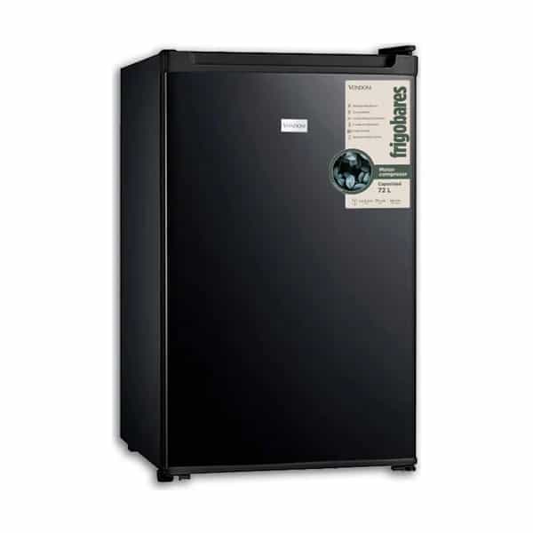 Frigobar Vondom 78 L Negro Con Motor Compresor