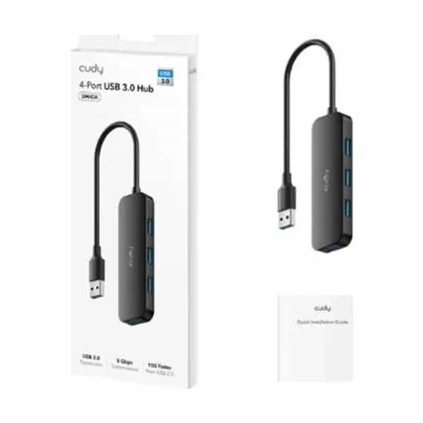 Concentrador Cudy 4-PORT Usb-A 30 (UH40A)