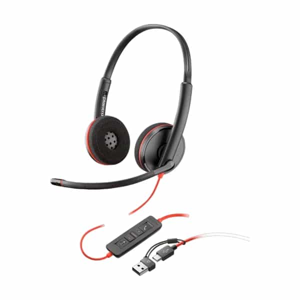 Auriculares Headset Poly Blackwire 3220 8X228A6