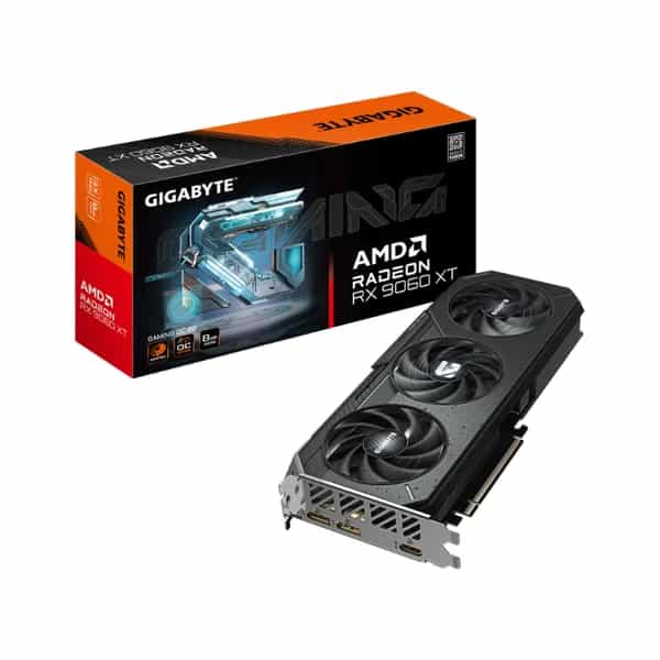 Placa de Video GIGABYTE AMD Radeon RX 9060XT GAMING OC 8GB