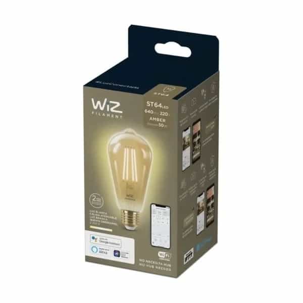 Lámpara LED Smart Wiz ST64 TW 7W E27 Amber