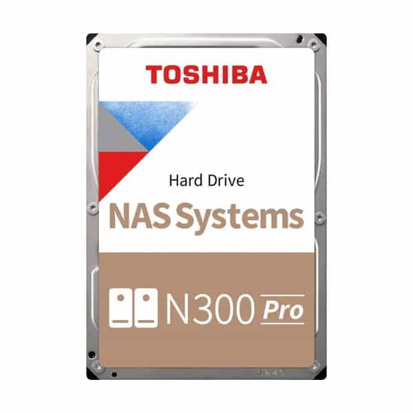 Disco Duro Interno Toshiba 22TB N300 PRO NAS SATA III 3,5" 7200RPM HDWG82CXZSTB