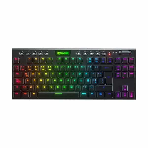 Teclado inalámbrico Redragon Horus TKL Negro K621-RGB-SP