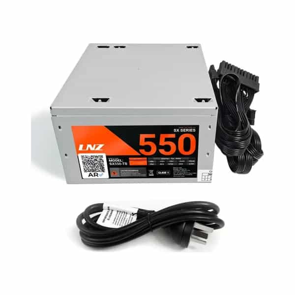 Fuente de alimentación LNZ 550W ATX cables largos SX550-TS