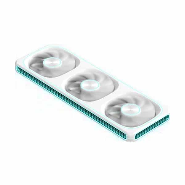 Ventilador triple Formula V Line Air Fusion 3 White ARGB 360mm