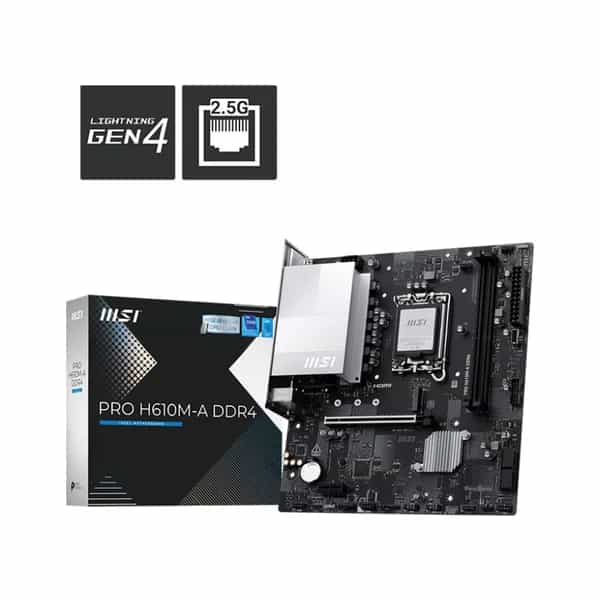 Motherboard MSI PRO H610M-A LGA 1700 DDR4