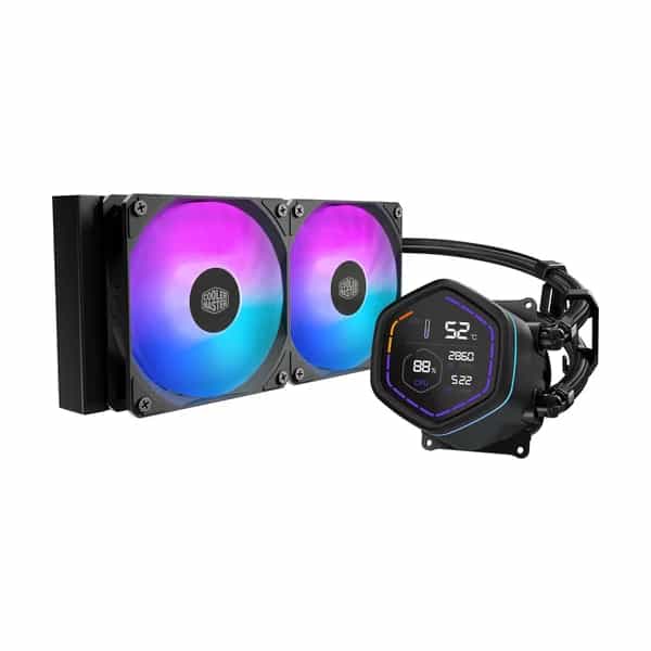 Water Cooler Cooler Master MasterLiquid Core NEX Digital 240 ARGB Black