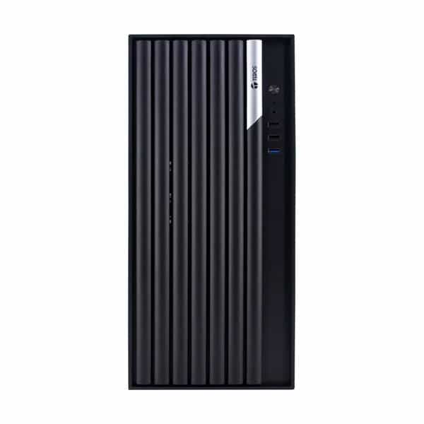 Gabinete Teros TE-1036S Mid Tower Fans 120cm con Fuente 250W Black