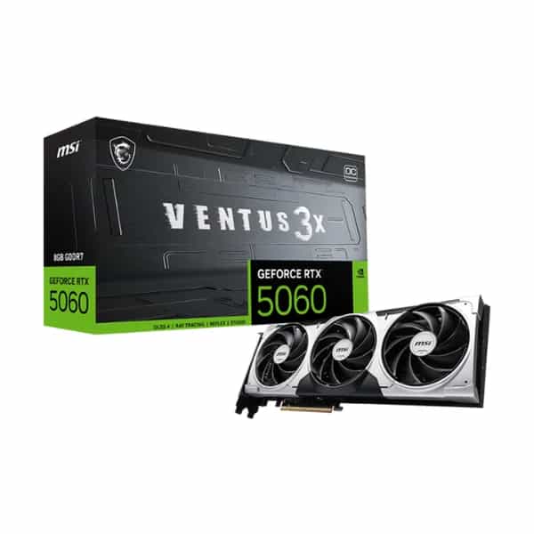 Placa de video MSI GeForce RTX 5060 8G VENTUS 3X OC