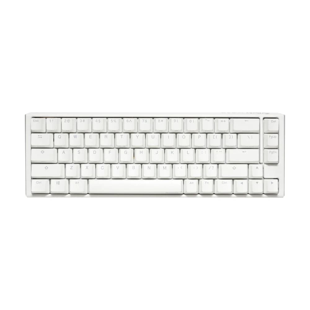 Teclado mecánico Ducky One 3 SF teclas blancas interruptor rojo inglés PBT