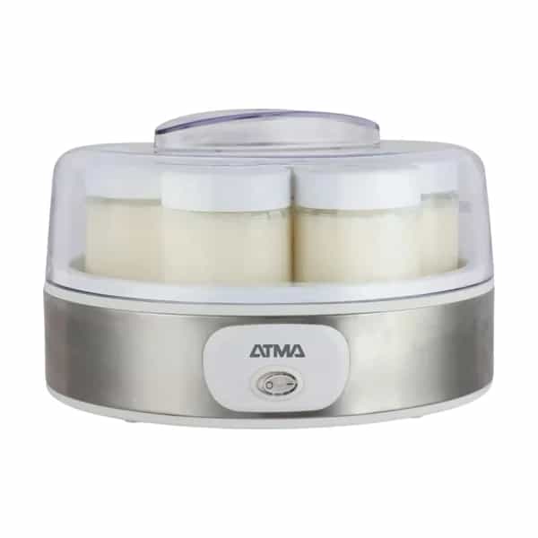 Yogurtera Atma YMAT26N Blanca con 7 frascos de vidrio de 150 ml