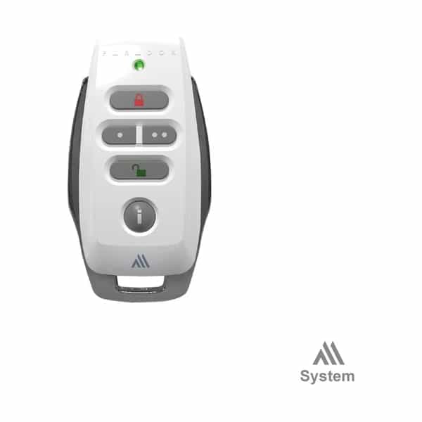 Control remoto bidireccional 5 botones Paradox REM25M blanco