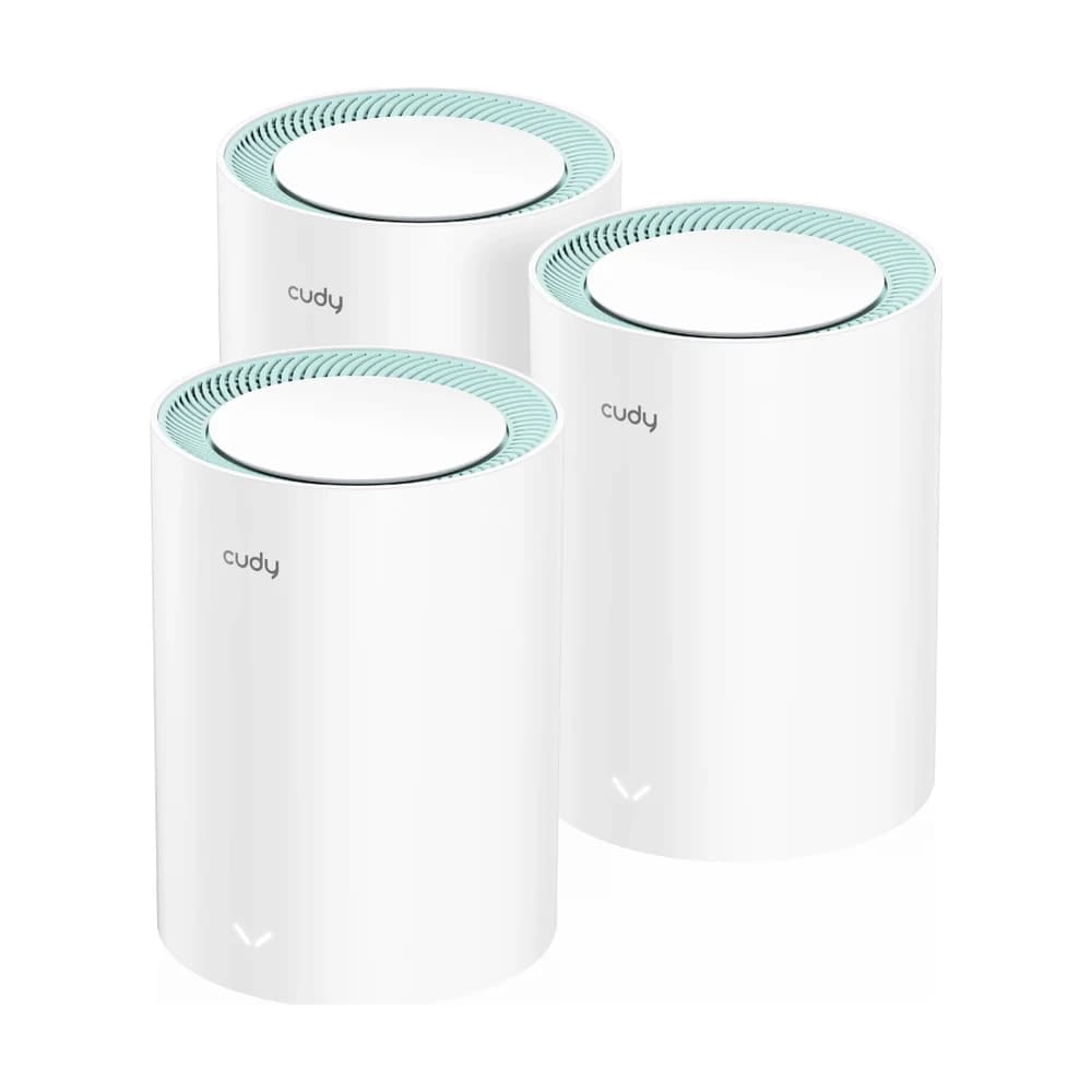 Router Mesh Cudy M1300 AC1200 Gigabit pack de 3