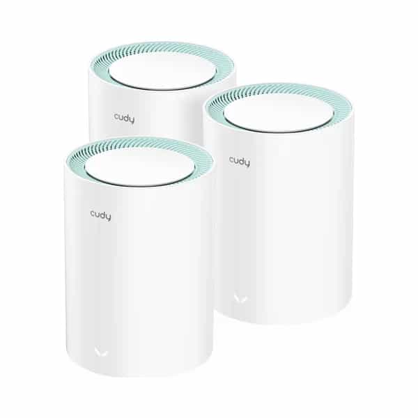 Router Mesh Cudy M1300 AC1200 Gigabit pack de 3