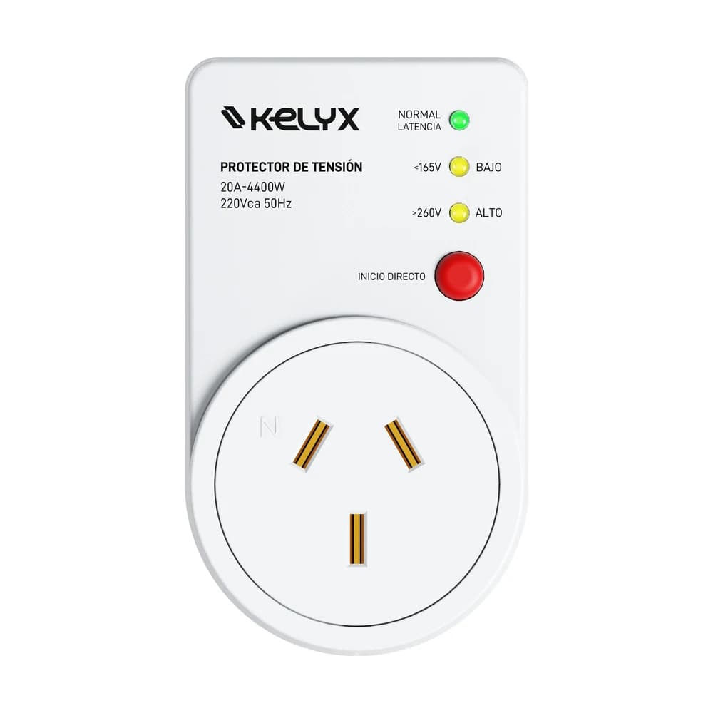 Protector de tensión Kelyx 20A 220V rango 165-255V con retardo 10s/180s K17AR-20A
