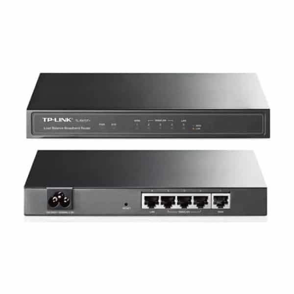 Router balanceador de carga TP-Link TL-R470T+ 4 WAN + 1 LAN