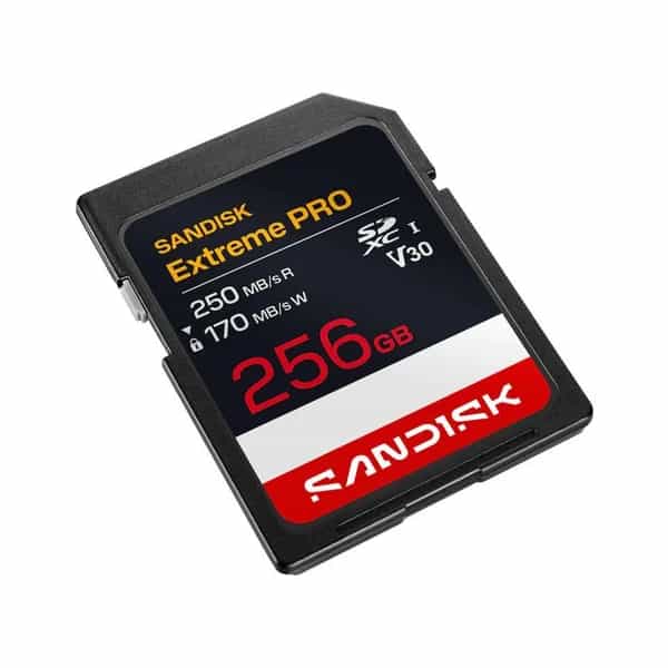 Tarjeta de memoria SD SanDisk Extreme PRO 256 GB 250 MB/s SDSDXXJ-256G-GSCIN