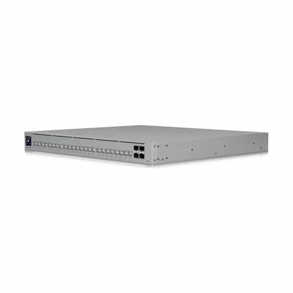 Professional-grade, Layer 3 Etherlighting™ switch with (2) 10 GbE PoE++, (22) 2.5 GbE PoE++, and (4) 10G SFP+ ports