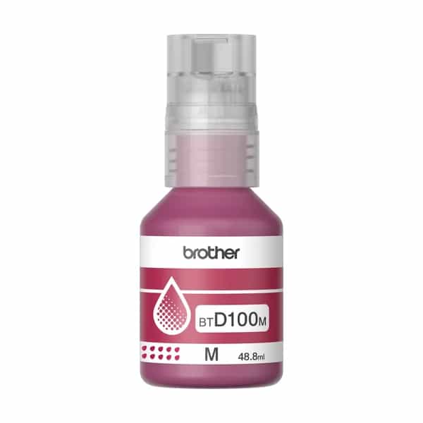 Botella de tinta Brother BTD100 Color Magenta