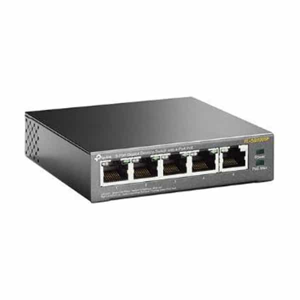 Switch TP Link 5 Puertos Gigabit 4 POE