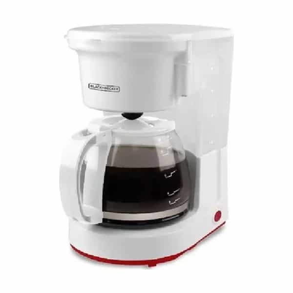 Cafetera Black & Decker CM0410-AR - Blanco 8 Tazas