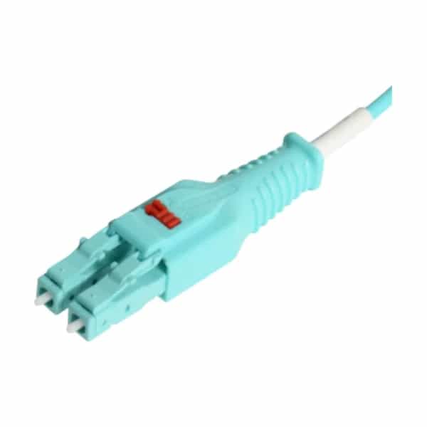 Jumper de fibra Siemon dúplex multimodo OM4 LC BladePatch aqua 2 m LBPLCLC5V-02AH