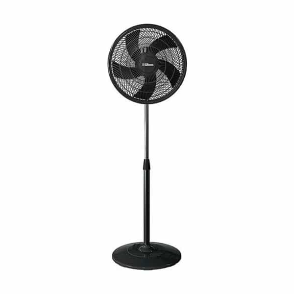 Ventilador de pie Liliana 16" oscilante aspas negras VP16P
