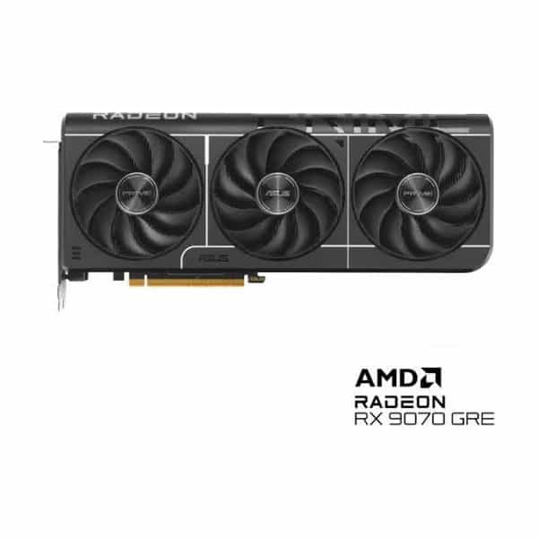 Placa de video ASUS Prime Radeon RX 9070 GRE OC 12 GB GDDR6 PRIME-RX9070GRE-O12G