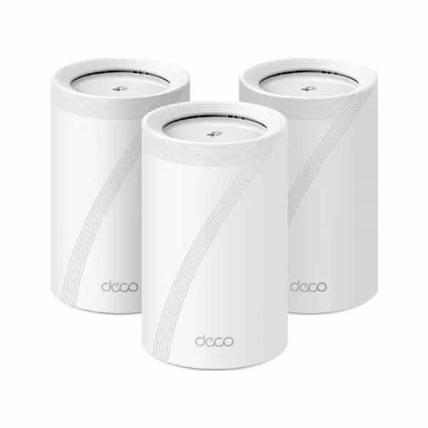 Sistema Mesh Wi-Fi 7 TP-Link Deco BE65 tribanda 4 puertos 2.5G pack x3