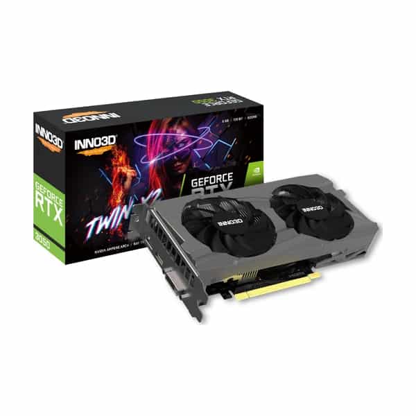Placa de Video INNO3D NVIDIA Geforce RTX 3050 6GB GDDR6 TWIN X2