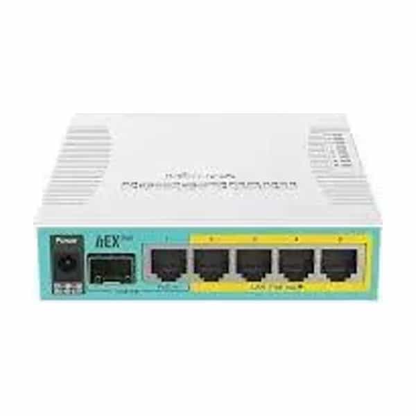 Router MikroTik hEX PoE RB960PGS 5 puertos Gigabit 4 PoE + SFP