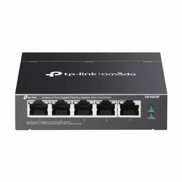 Switch TP-Link 5 puertos Gigabit 4 PoE+ de escritorio TL-DS105GP