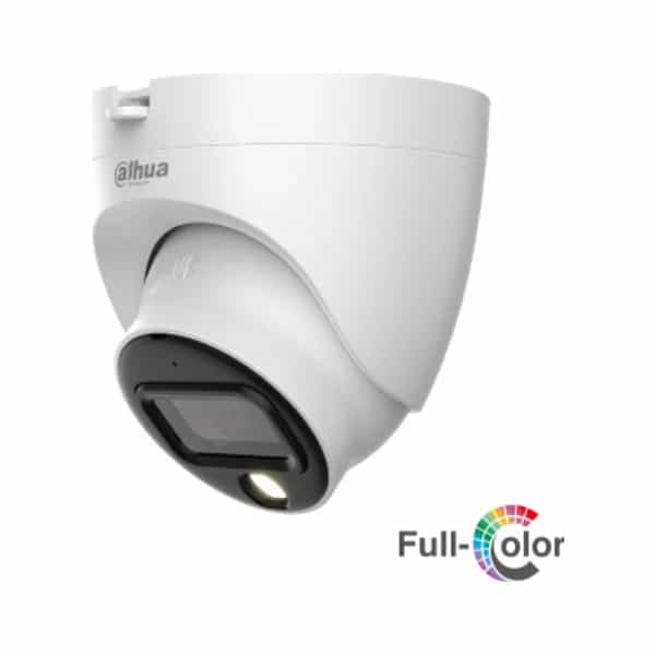 Cámara domo HDCVI Dahua 5MP 2.8mm IR 20m IP67 con audio DH-HAC-HDW1509TLQP-LED-0280B-S3