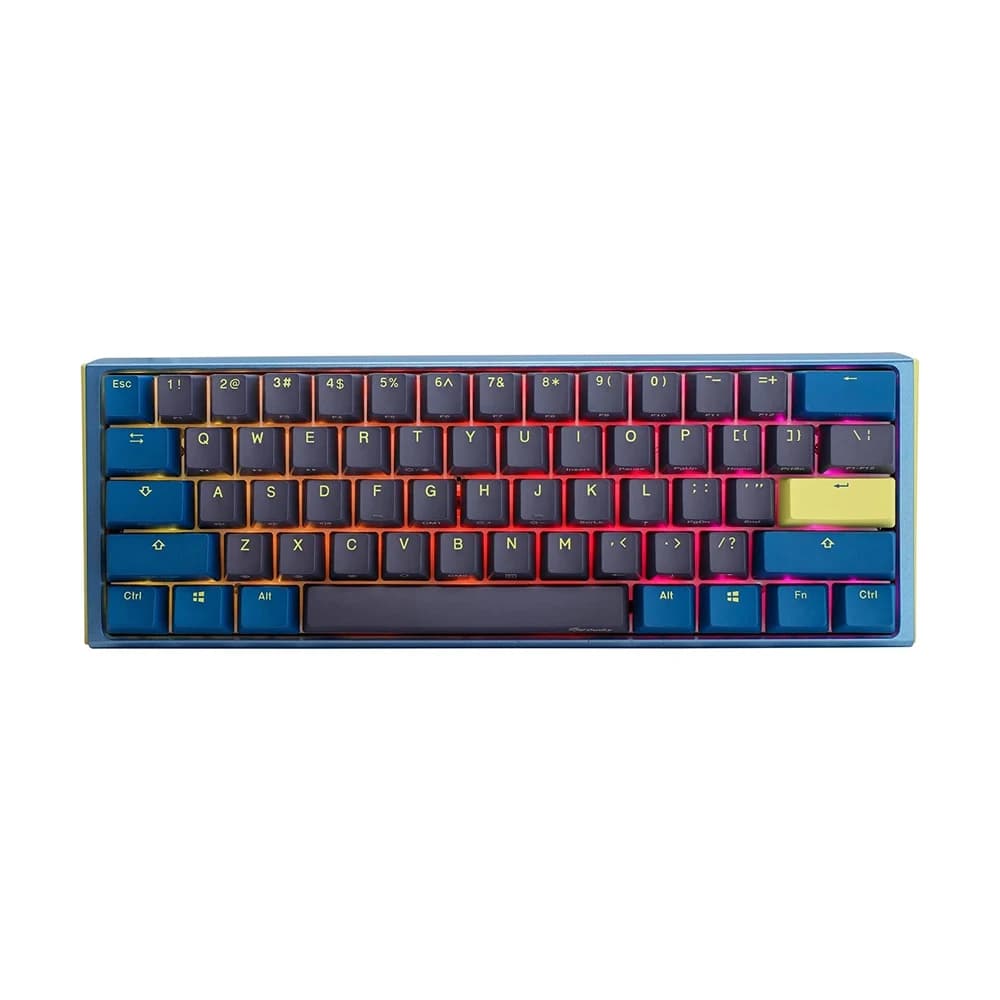 Teclado mecánico Ducky One 3 Daybreak Mini teclas azules Clear Switch inglés PBT Double Shot
