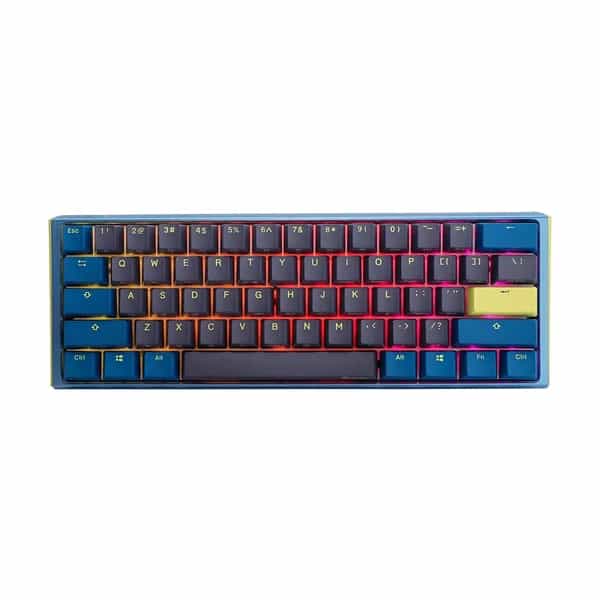 Teclado mecánico Ducky One 3 Daybreak Mini teclas azules Clear Switch inglés PBT Double Shot