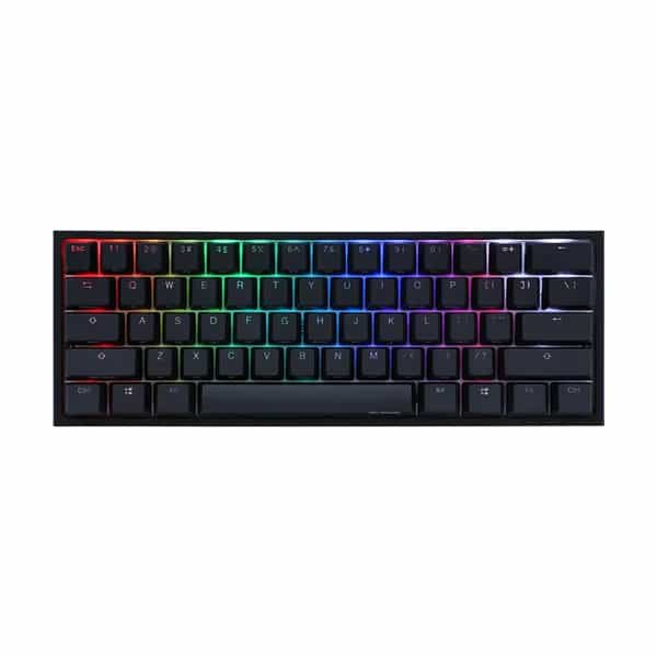 Teclado mecánico gamer Ducky One 2 Mini RGB Kailh Box Red Switch Double-Shot PBT