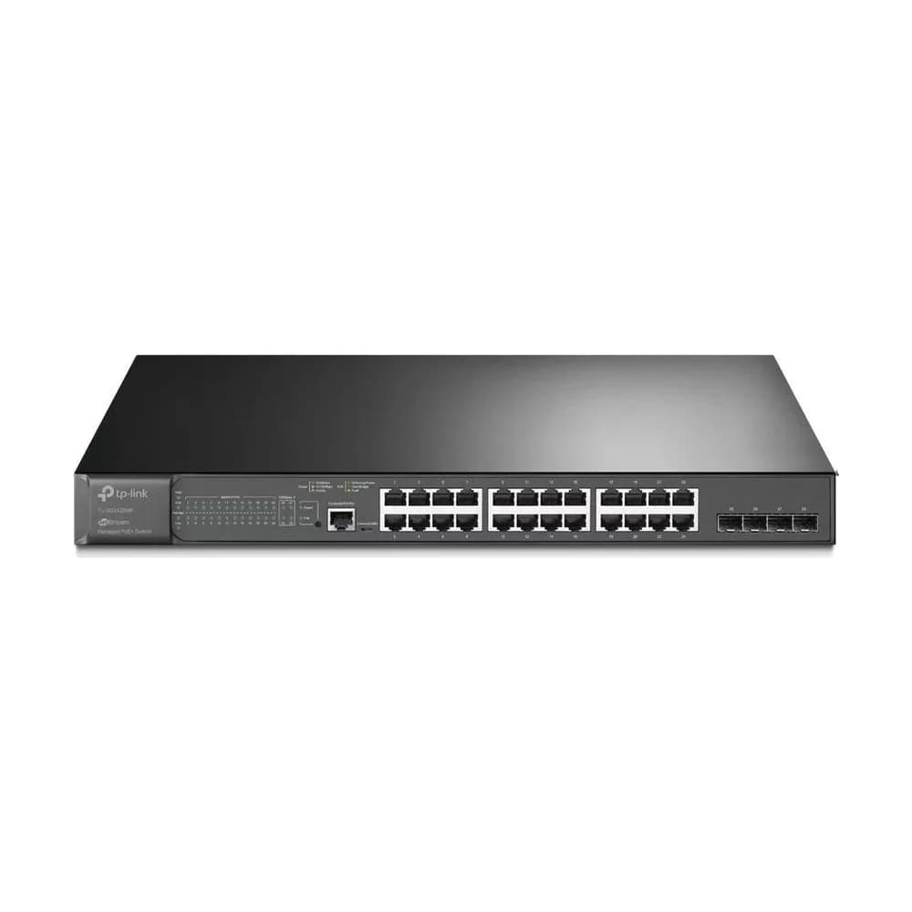 Switch TP-Link Omada 24 puertos Gigabit PoE+ 384W 4 SFP TL-SG3428MP