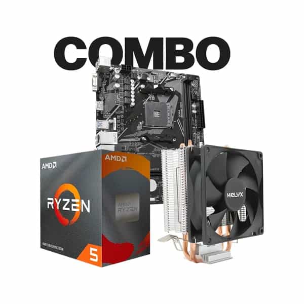 Pc Kelyx MB GIGA A520M K V2 / Procesador AMD Ryzen 5-3400G Tray / CPU Cooler Kelyx